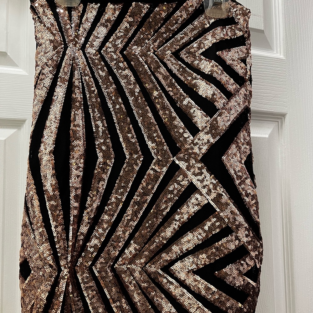 Agaci sequin mini skirt